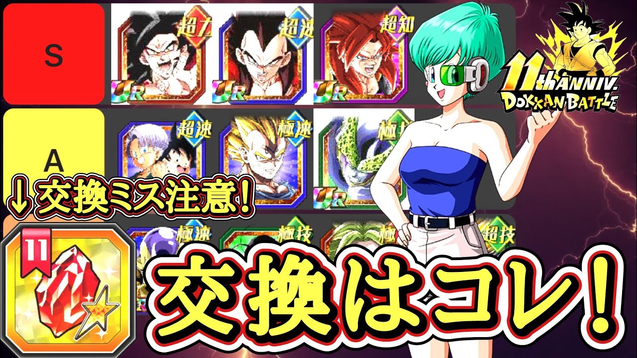 【ドッカンバトル】『11周年セレクトドッカンフェス』完全解説！大幅仕様変更後の交換おすすめキャラまとめ！