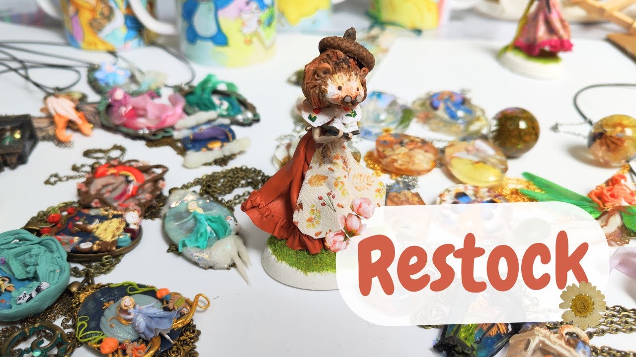 Tutte le nuove creazioni in fimo per il RESTOCK - Nina