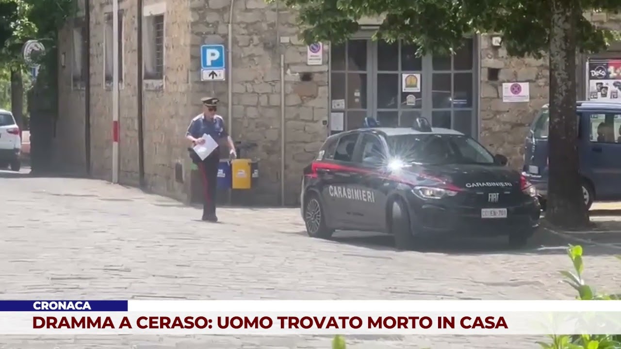 CRONACA. DRAMMA A CERASO: UOMO TROVATO MORTO IN CASA