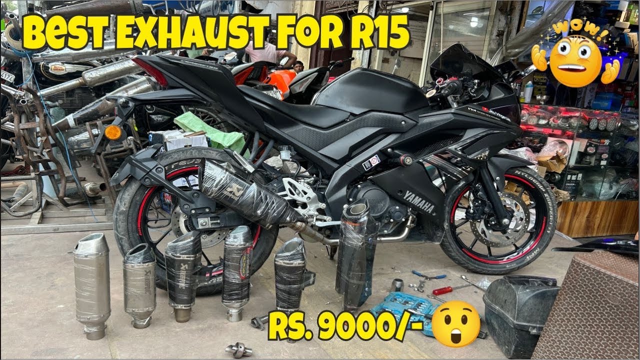 Best Exhaust for R15 V3 AKRAPOVIC | Exhaust modification