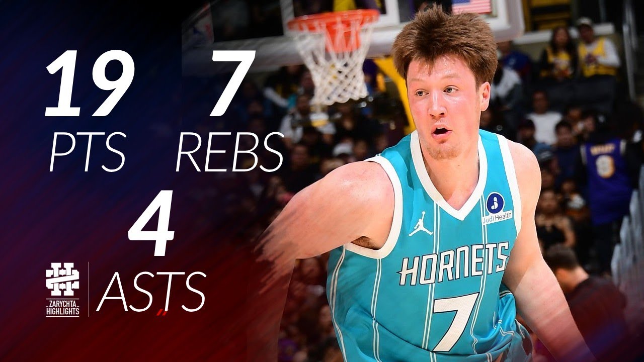 Kon Knueppel 19 pts 7 rebs 4 asts vs Lakers 25/26 season