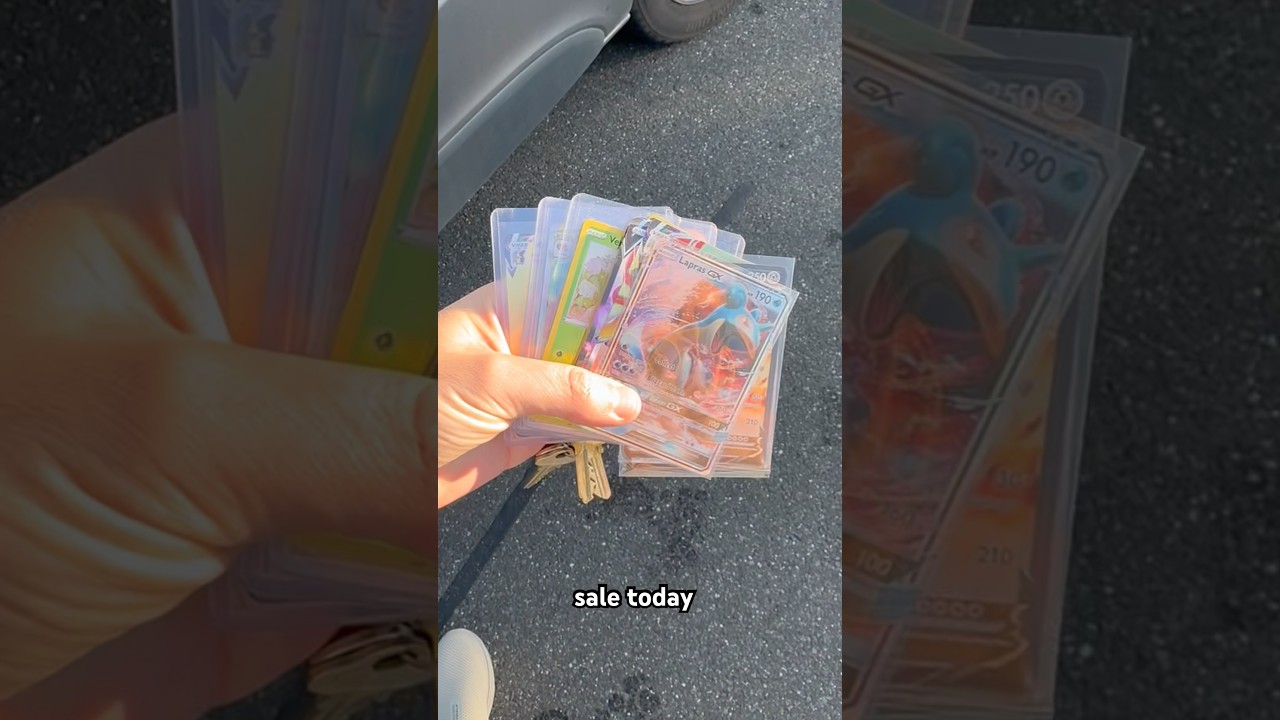 Wild Pokemon Cards found at this Aussie Garage Sale 🧸