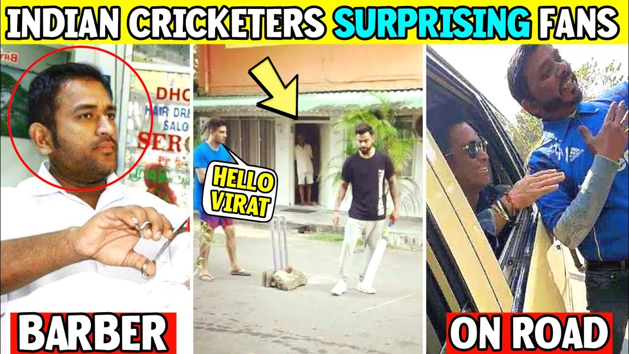 When Famous Indian Cricketers Surprised Their Fans ( Part 3 ) | Virat, Rohit, Sachin & Dravid