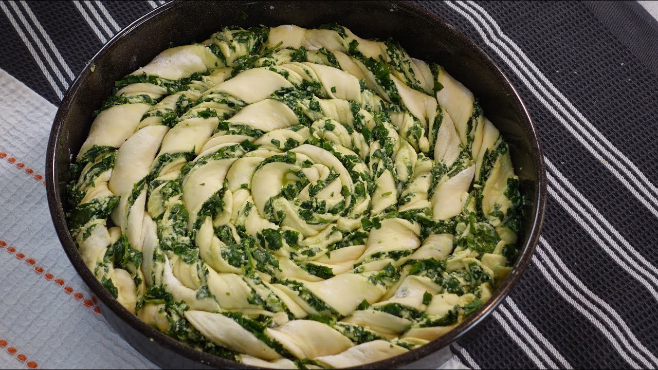 Zvrk pita sa spanaćem &ndash; Healthy Spinach Swirl Pie Full of Vitamins! 