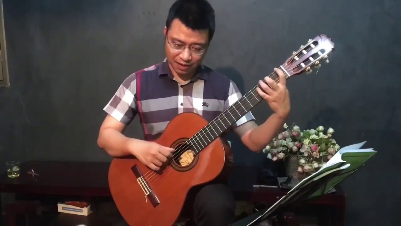 Tự tập guitar độc tấu, bài 9: Ecossaise (luyện tốc độ)