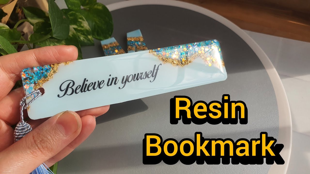 Resin bookmark idea  / resin bookmark tutorial