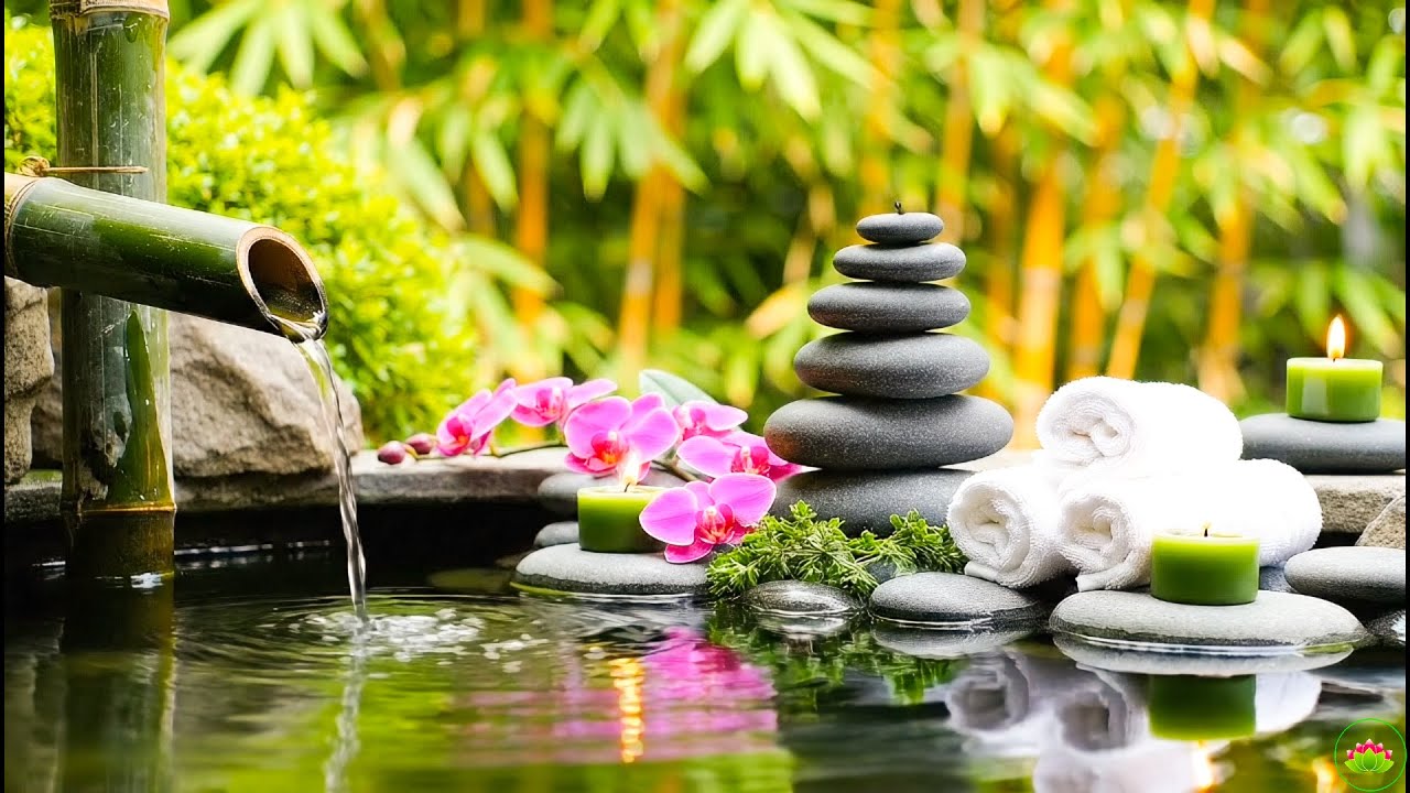 Comforting Spa Sounds | Piano and Natural Water to Relax Every Nerve