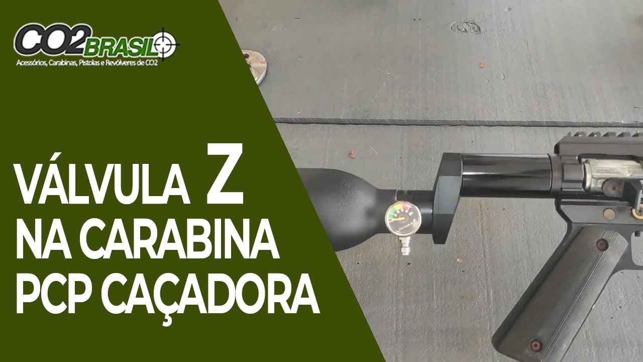 Linda Válvula Reguladora Z Preta para Caçadora #chumboestreladeprata