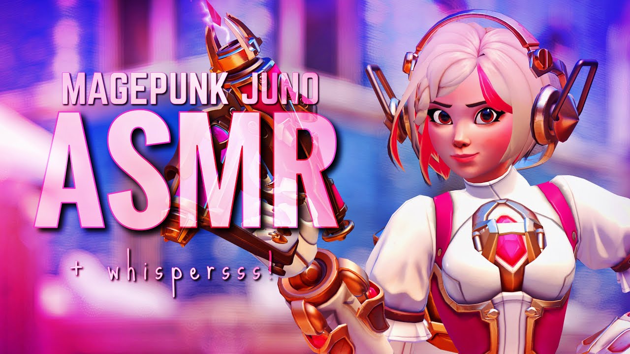 asmr┆♡ trying magepunk juno ⏦ﾟꫂৎ — soft whispersss! ✦ ꒰ overwatch ꒱ ˚ ༘