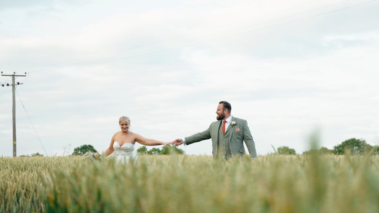 Hatfield Broad Oak Wedding | Abigail & Peter | Garden Marquee & Corn Field Portraits