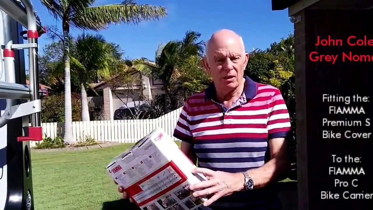 How to fit the FIAMMA Premium S bike cover to the FIAMMA Pro C bike carrier