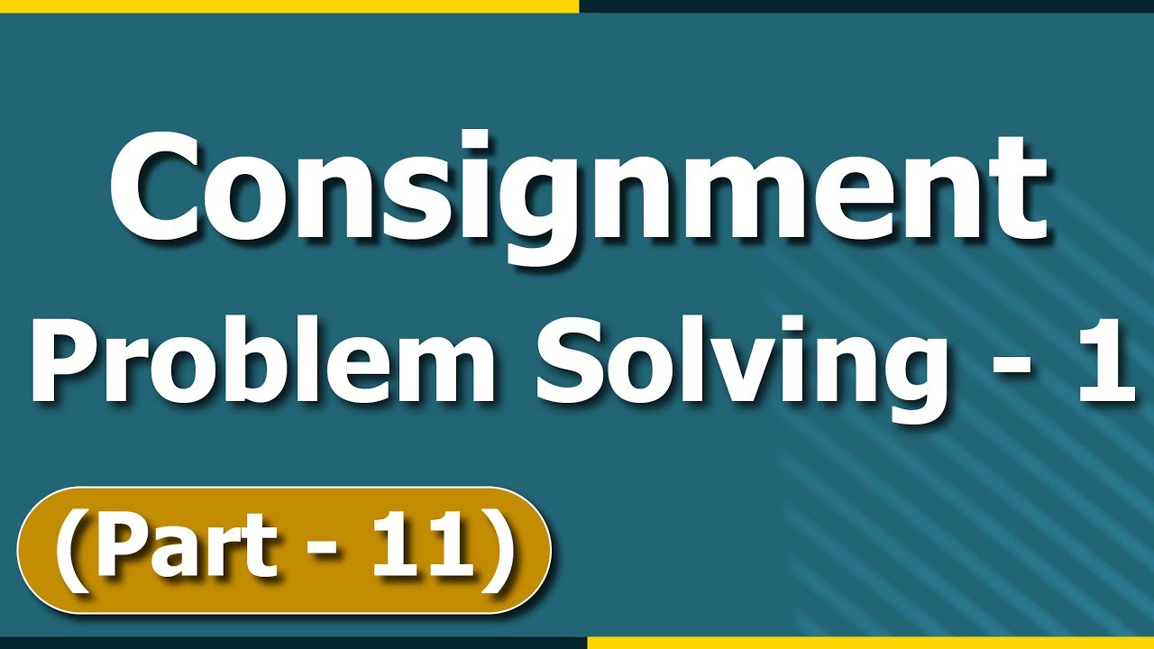 Consignment Accounting | Basic Journal Entries | Letstute Accountancy