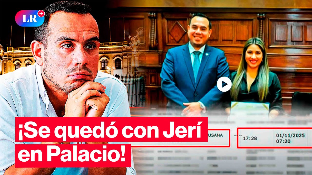 🚨 José Jerí: Susana Gutiérrez ingresó a Palacio por la tarde y salió al día siguiente #HLR