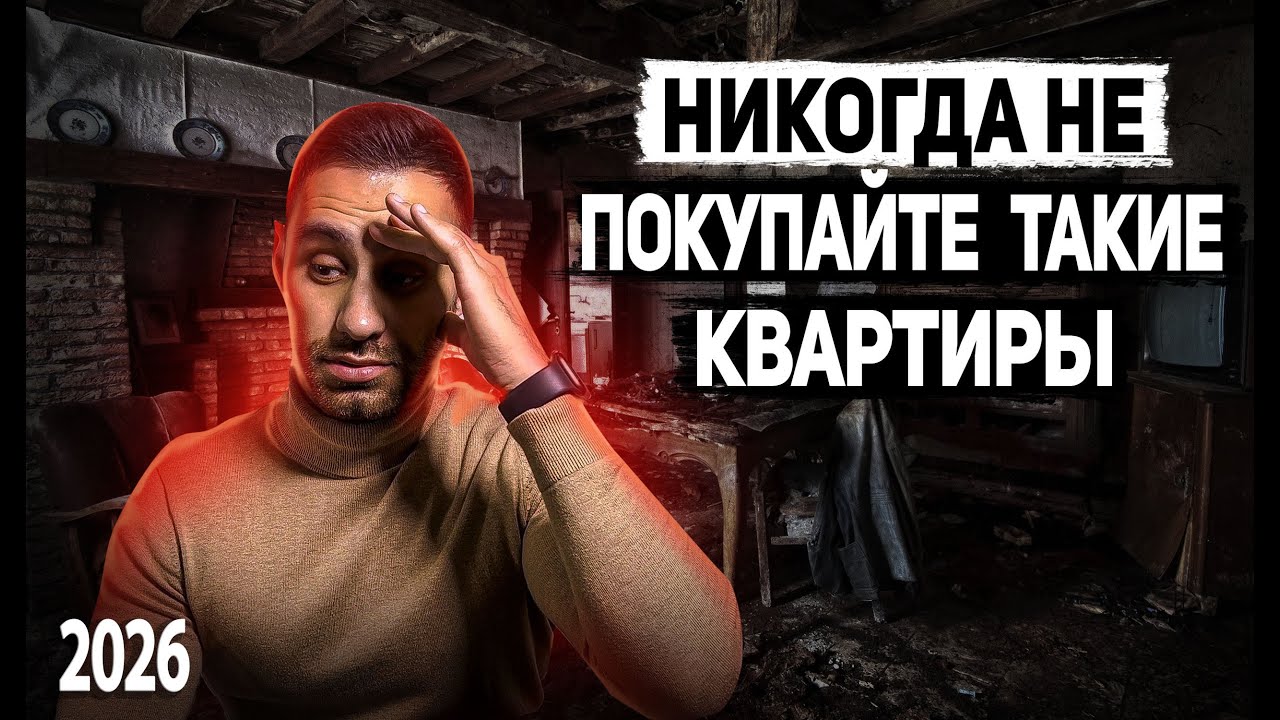 Ошибки покупателей при ПРОВЕРКЕ и ВЫБОРЕ квартиры | Какие квартиры НЕЛЬЗЯ ПОКУПАТЬ 2026