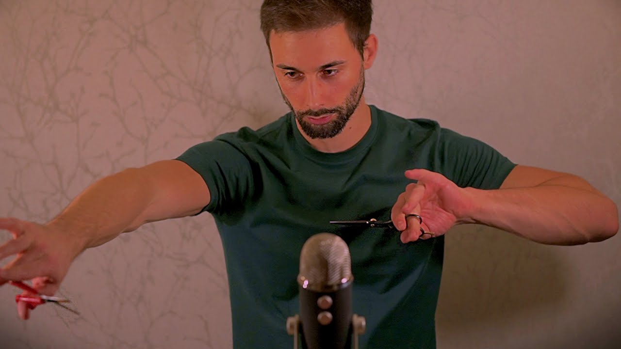 ASMR Breathing, Hand, Mouth and Leather Jacket Sounds ✨