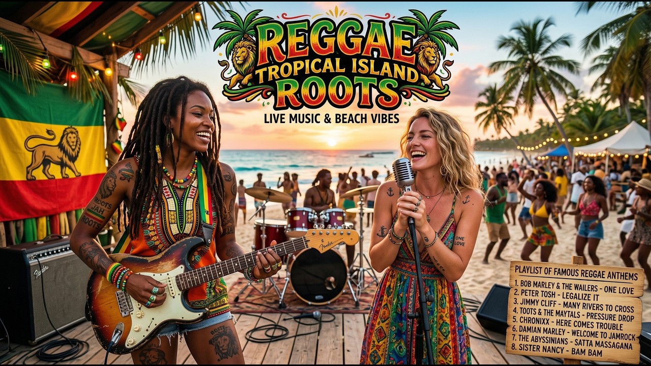 🎬 Tropical Hawaii Reggae 🌴🎶 | Popular Chill Island Playlist for Relax & Feel Good