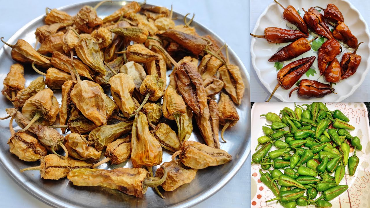 खमंग सांडगी मिर्ची | Sandgi Mirchi Recipe | Stuffed Dried Chilli | वाळवणीची मिर्ची | भरलेली मिरची
