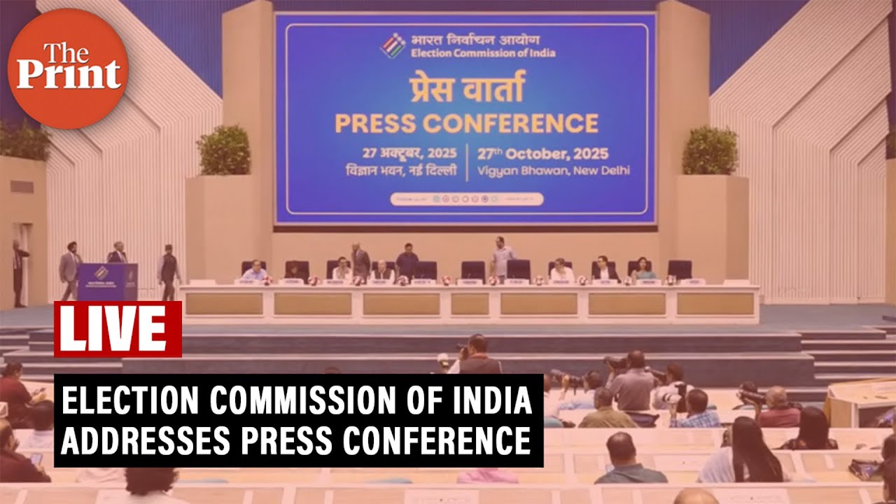 LIVE: Election Commission of India addresses press conference