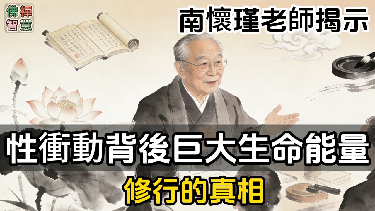 南懷瑾老師揭示：性衝動背後的巨大生命能量！修行的真相！#道心#禪定#內觀#正念#觀心#清心#修身
