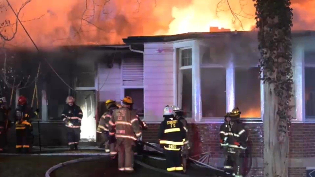 Raging fire guts elementary school overnight on Long Island
