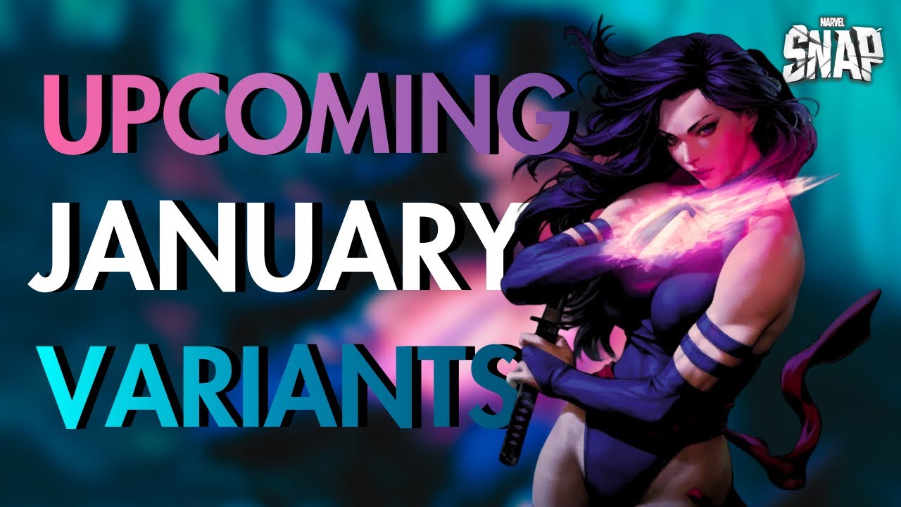 Marvel Snap Variants | JANUARY 2026
