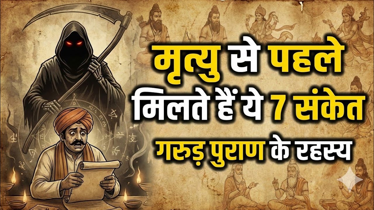 गरुड़ पुराण के 7 संकेत | अगर ये 7 लक्षण दिखें तो मौत नजदीक है! | | Death Signs Hindi