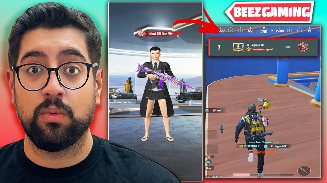 خوردیم به رنک ۷ جهان ! دیگه سمتم نمیاد 😂 PUBG MOBILE