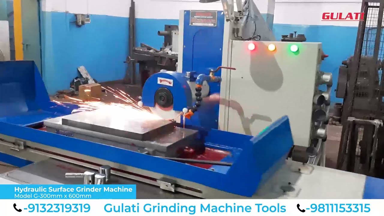 Complete Working Video Hydraulic Surface Grinding Machine Model G-300x600 mm