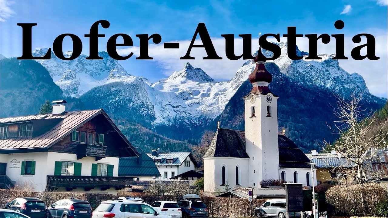 Lofer , Austria most beautiful hiking and skiing Alm, 4K