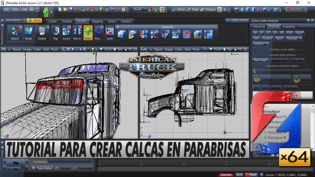 Tutorial Para Crear Calcas En Parabrisas De Tus Camiones En Zmodeler3