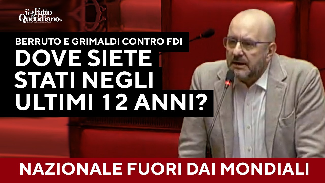 La Nazionale non andr&agrave; ai mondiali, FdI evoca le notti magiche e chiede la testa di Gravina