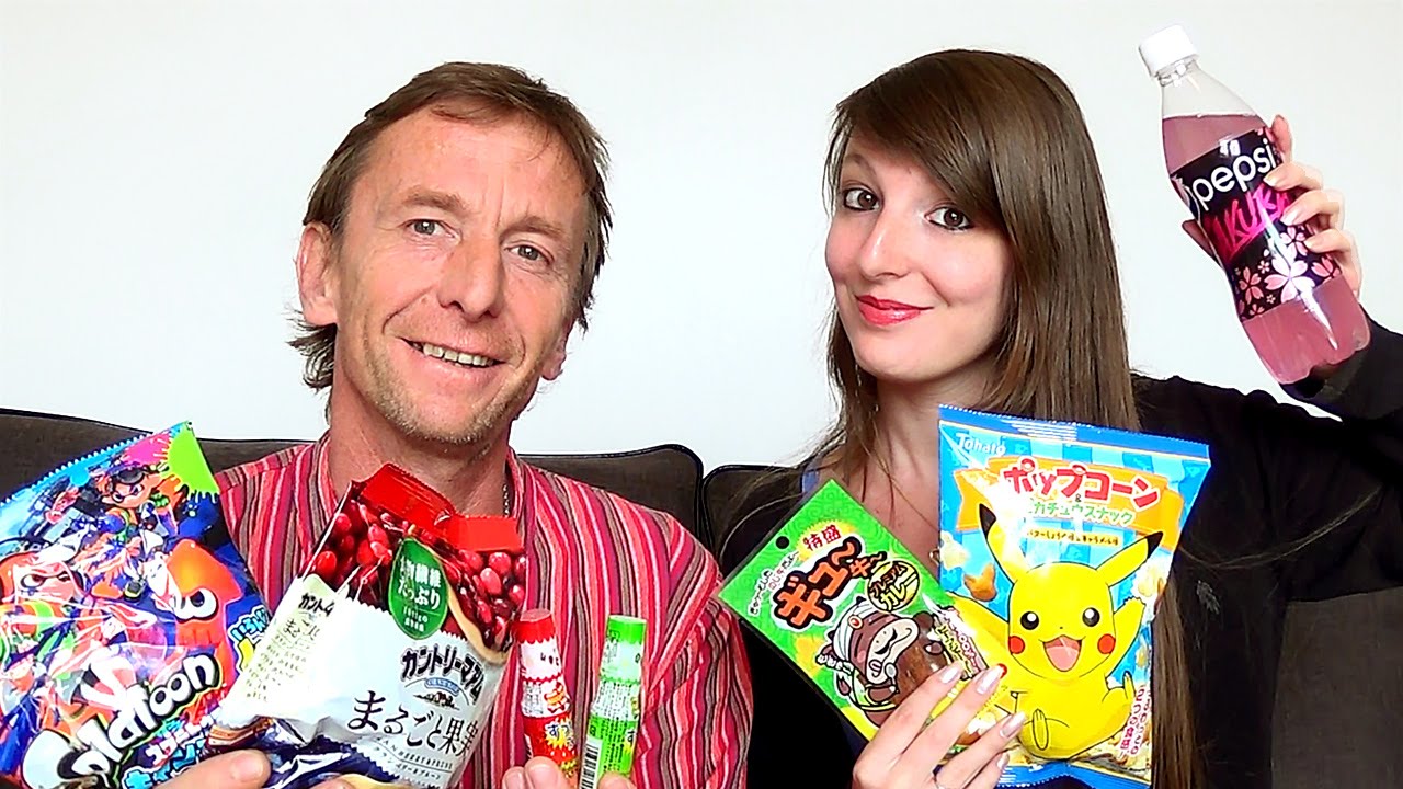 Dégustation Candysan AVEC MON PAPA #13 : Bonbons SPLATOON, PEPSI SAKURA, Popcorn Pokémon !