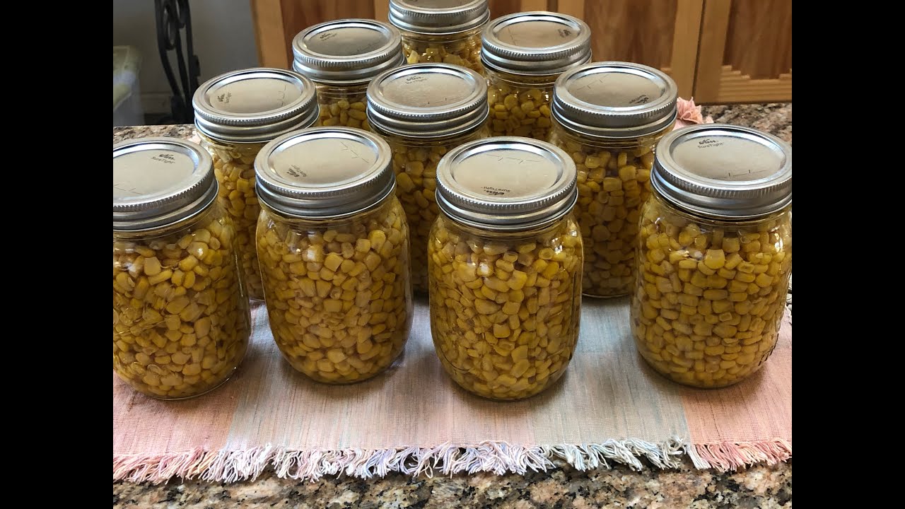 Pressure Canning Frozen Corn