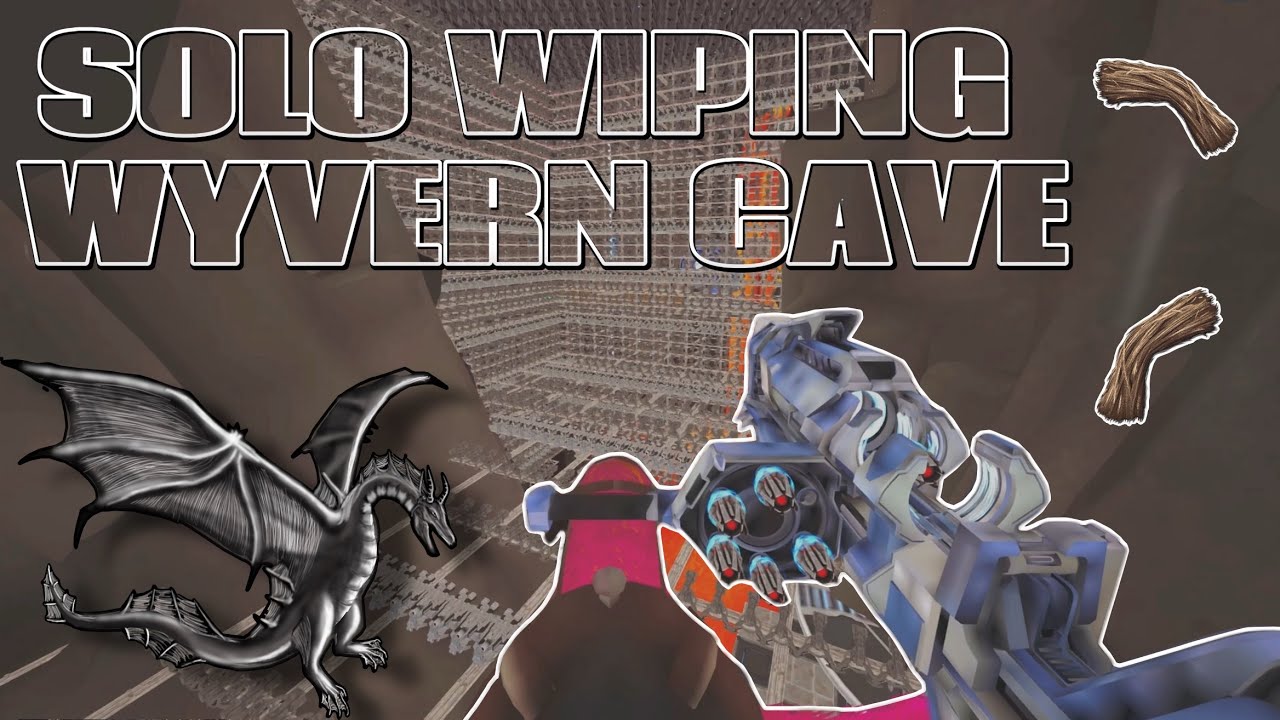 Solo Wiping Wyvern Cave | Monster Fibercraft 