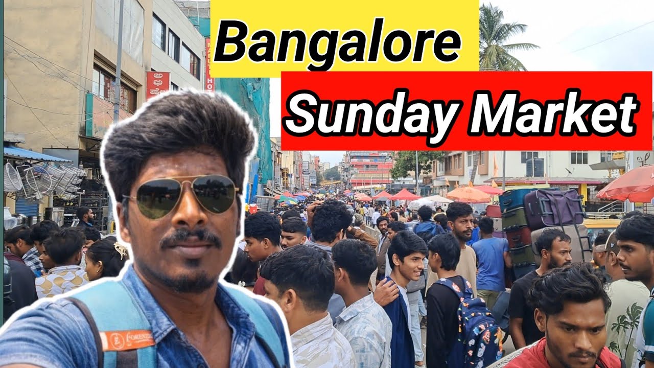 Bangalore Sunday Market | Cheapest Deals 🔥 Street Shopping in Bangalore | Budget Buyers | R2dinfo 