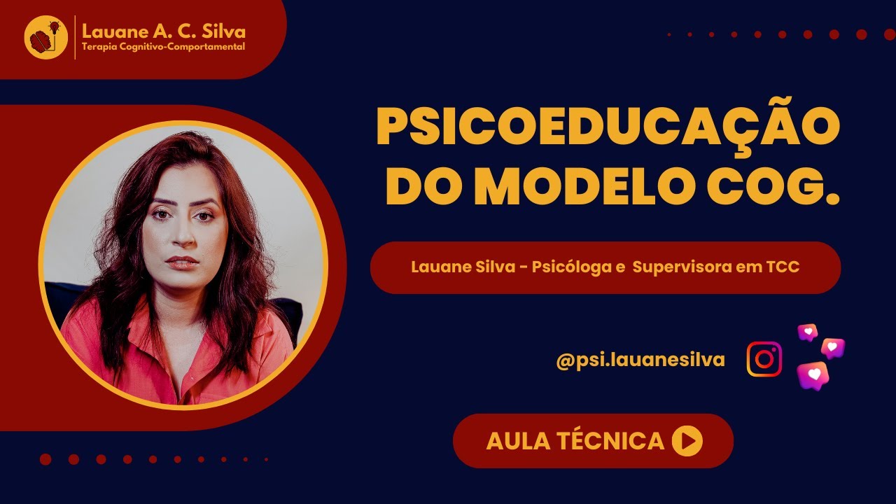 Psicoeducação sobre a Terapia Cognitivo Comportamental e sobre o Modelo Cognitivo - para Psicólogos