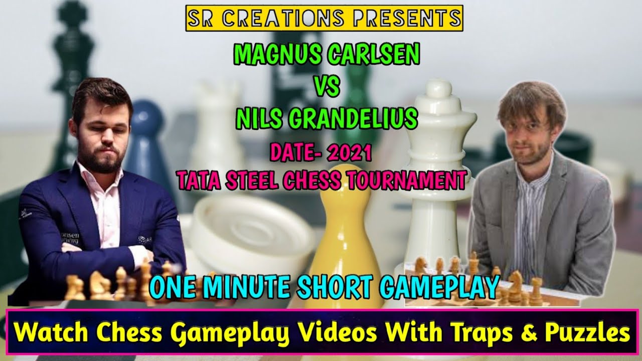 Magnus Carlsen Vs Nils Grandelius | Magnus Back | Sicilian Defence | Najdrof | TATA Steel Chess 2021
