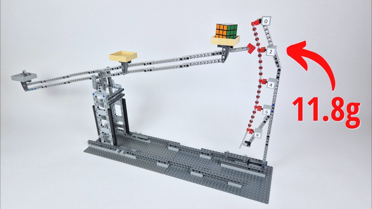 Super-Precise LEGO Weighing Scale