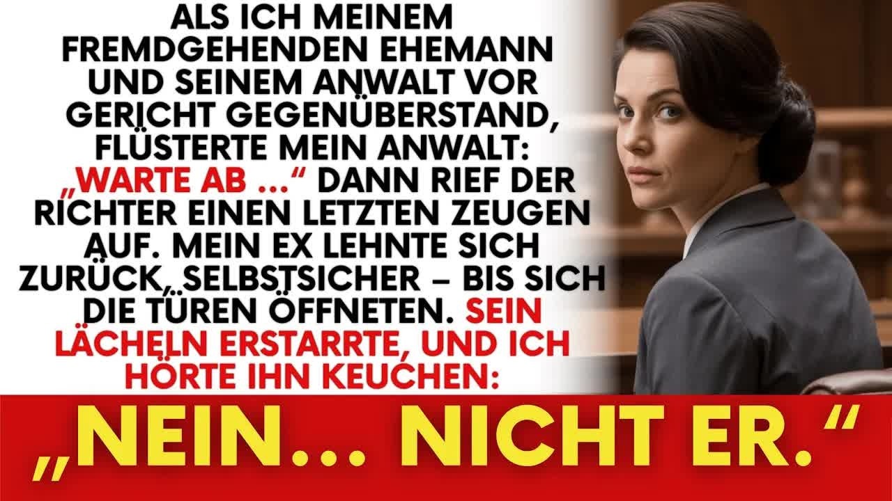 Als der Richter sagte ‚Noch ein Zeuge‘, verschwand das selbstgefällige Grinsen meines Ex sofort