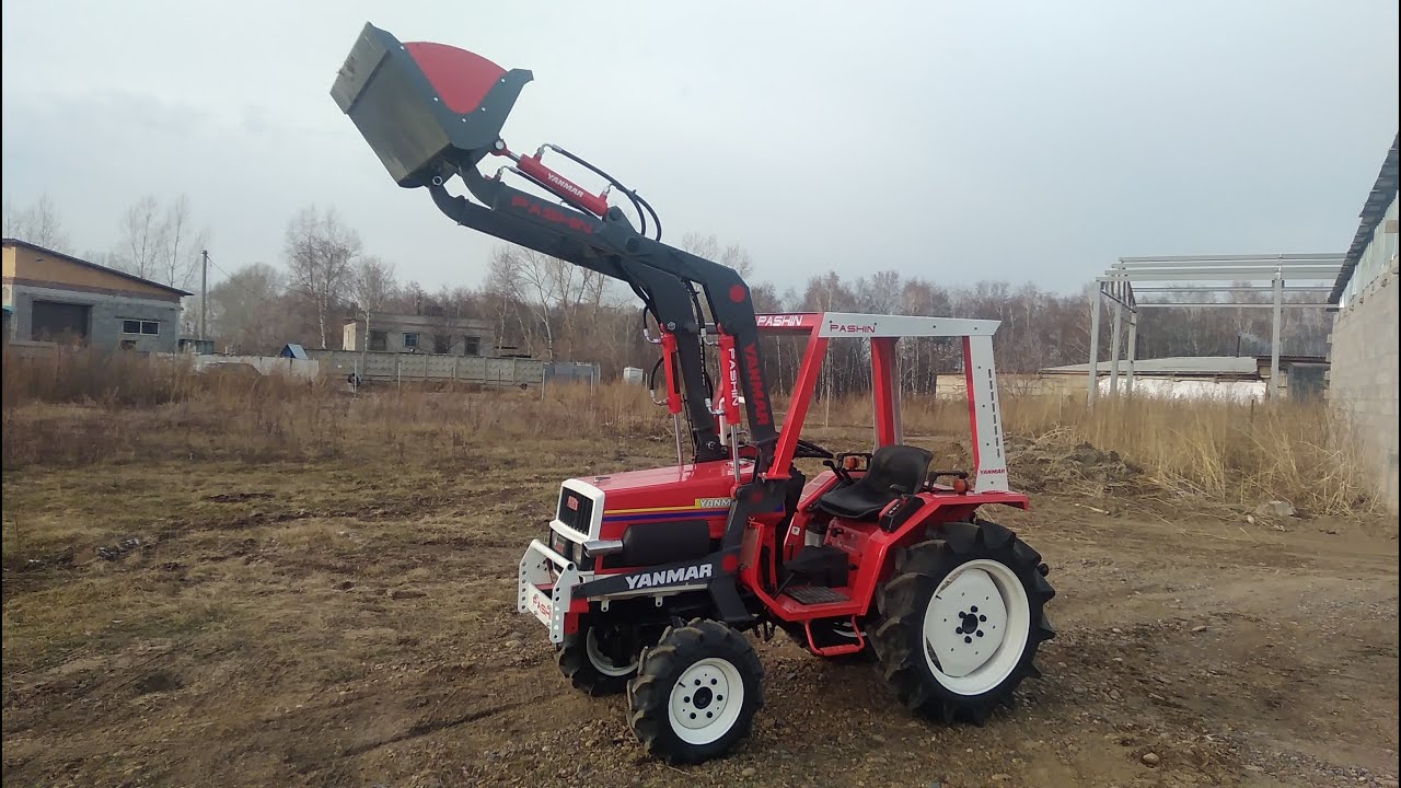Кун и кабина на тракторе Yanmar FX17D от компании Pashin  .