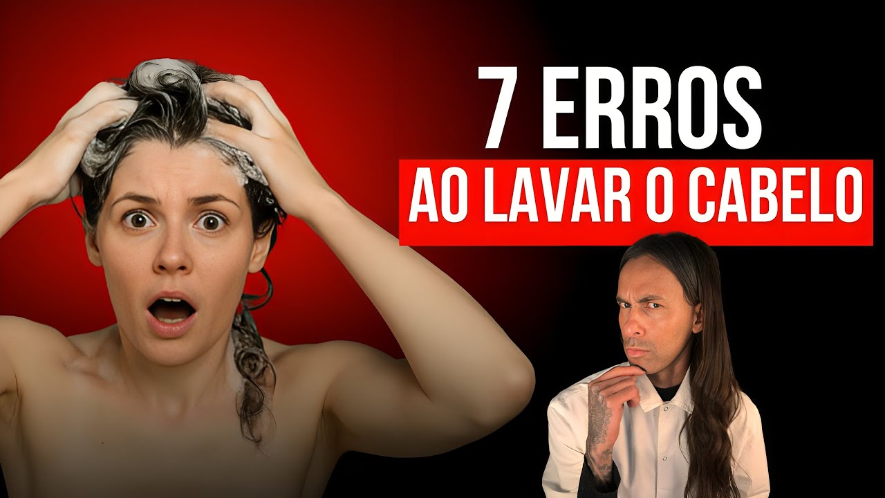 7 Erros na Hora de Lavar o CABELO (Você Comete Algum?)