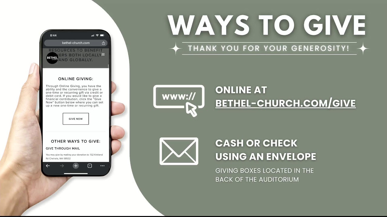 Bethel Church - Chehalis 8:30AM Gathering | 01/18/2026