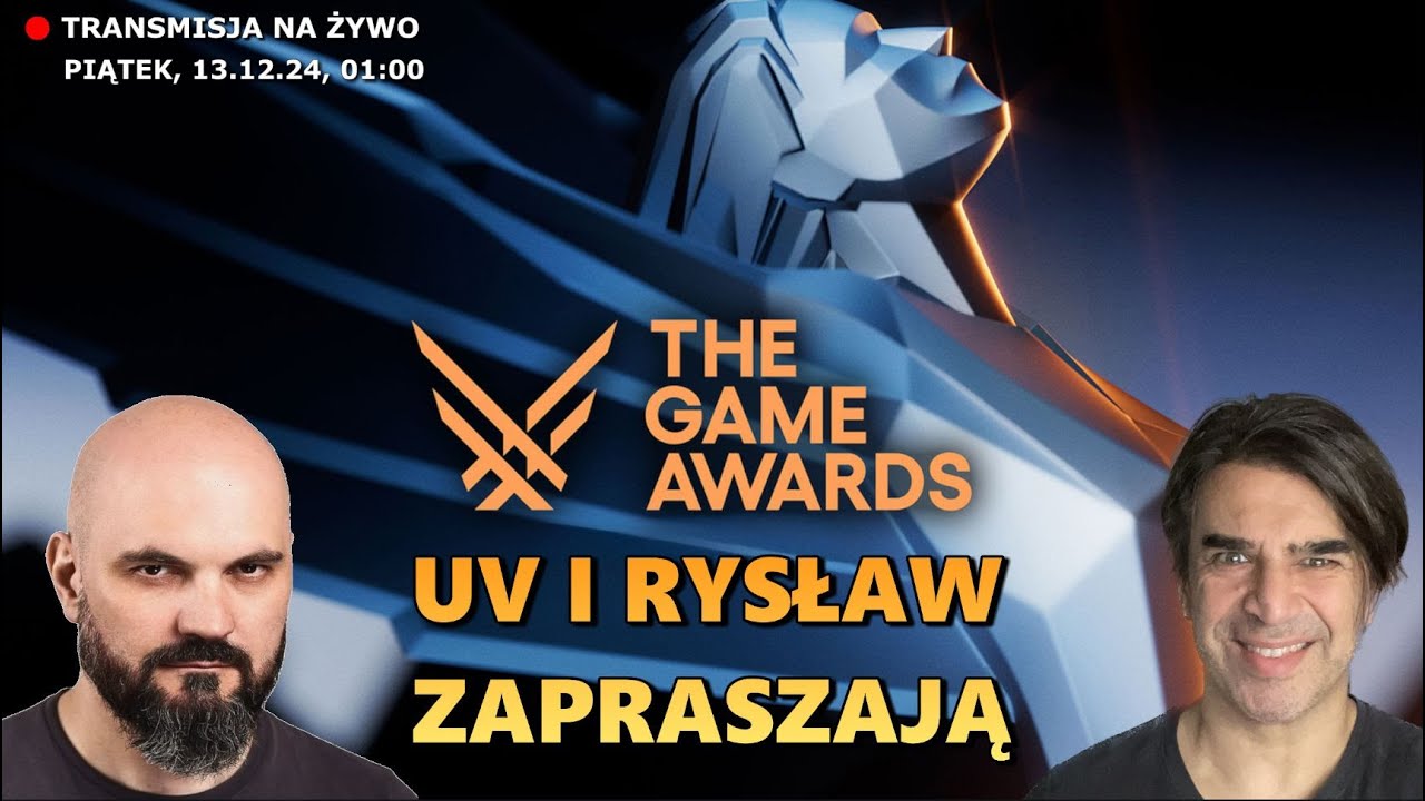 UV i RYSŁAW zapraszają na OFICJALNĄ współtransmisję z TGA 2024! I BINGO!