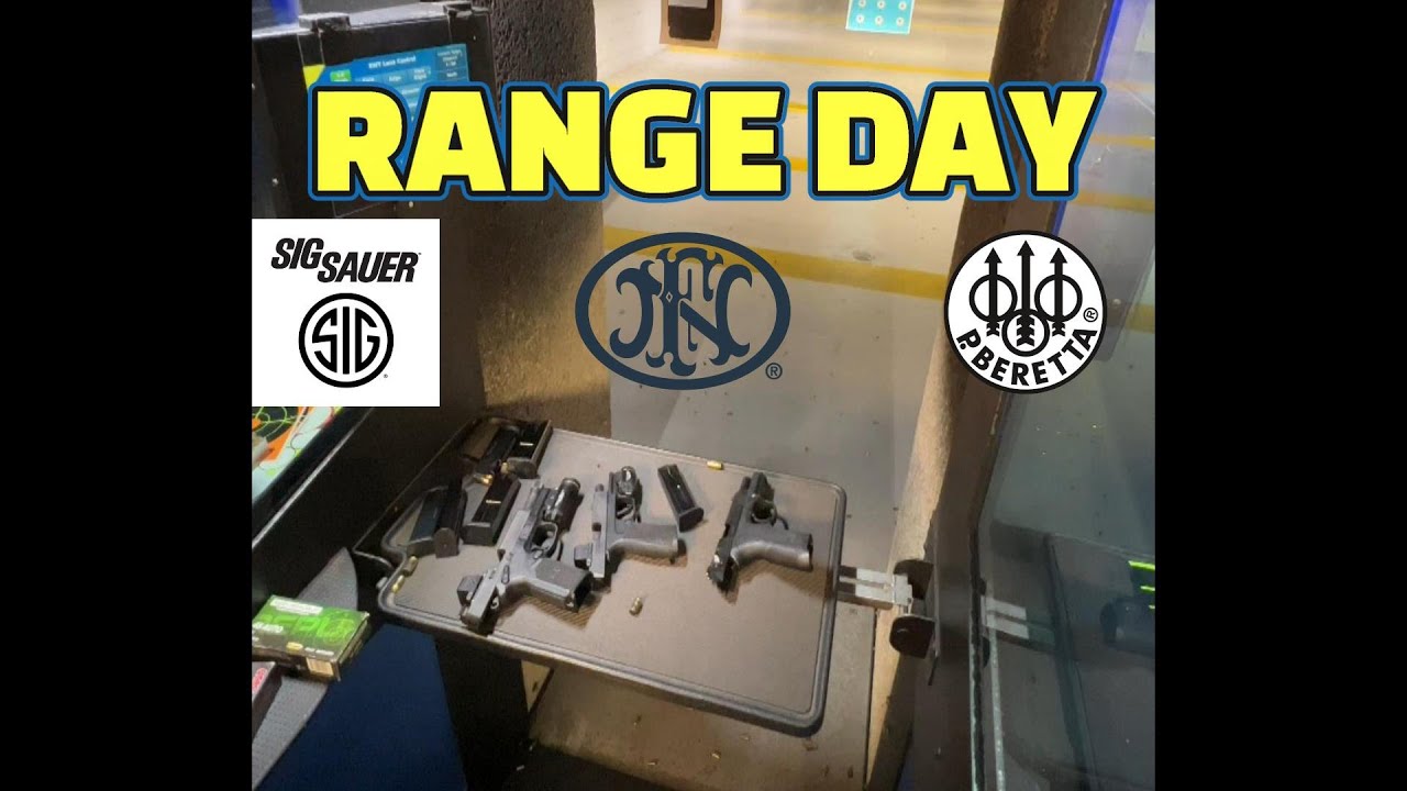 Range day at RTSP Union FNX Beretta PX4 and Sig Sauer