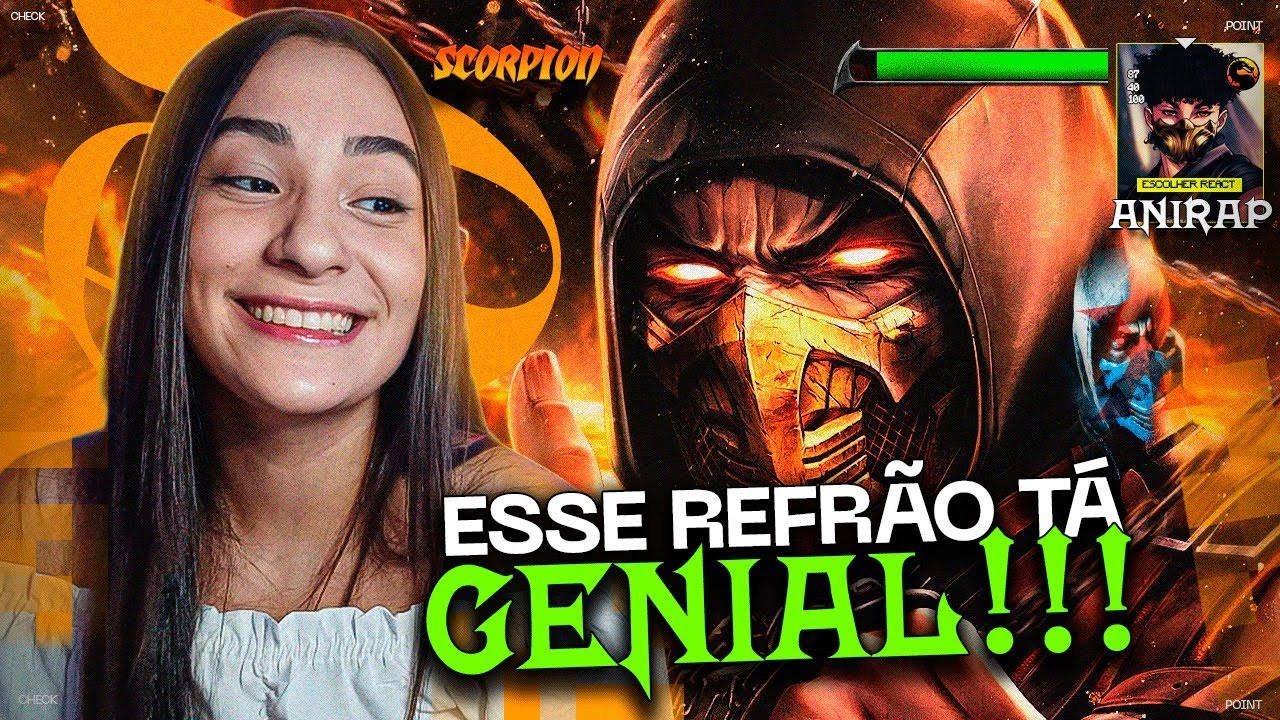 ele perdeu a família toda 😮 Scorpion (Mortal Kombat) | Espírito da Vingança | AniRap - REACT