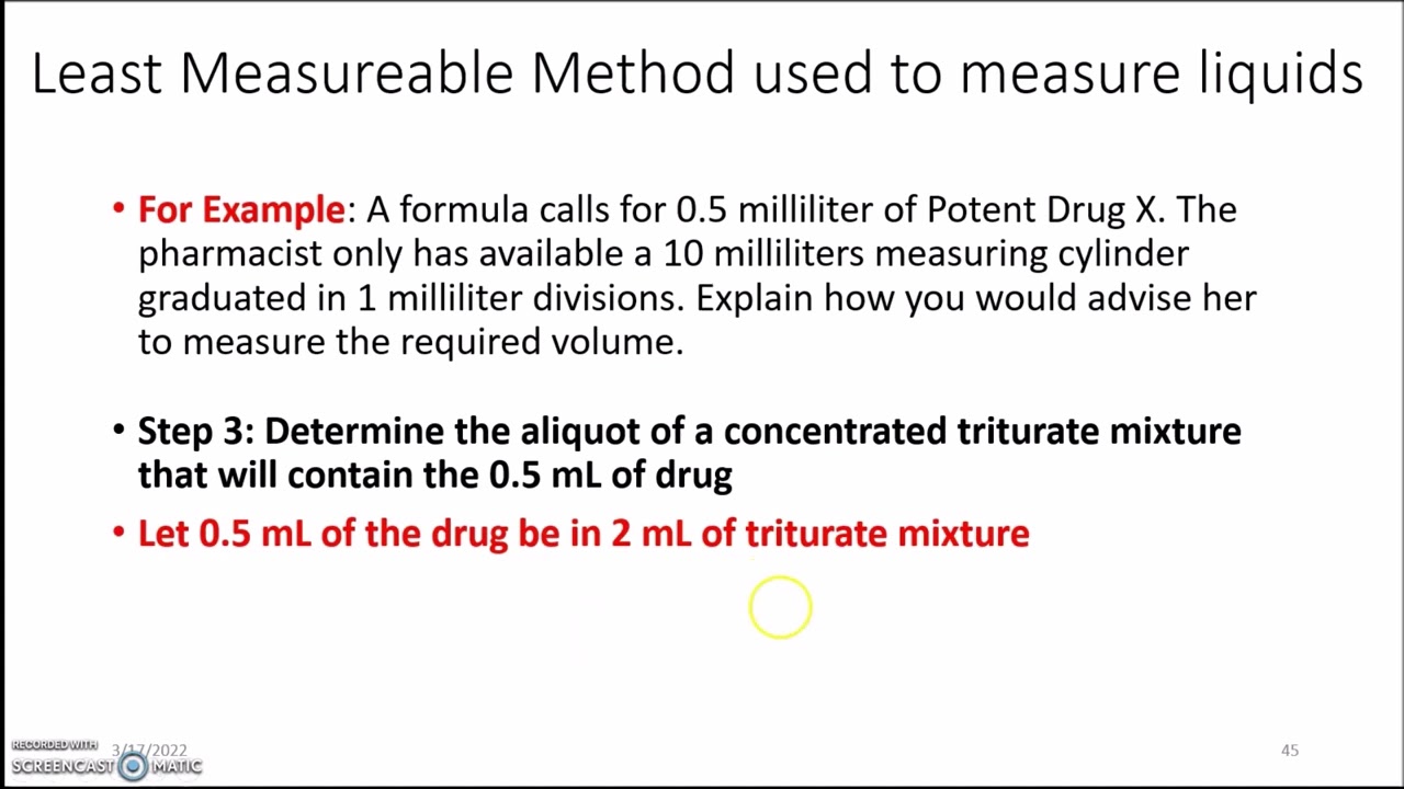 Least Measurable Method
