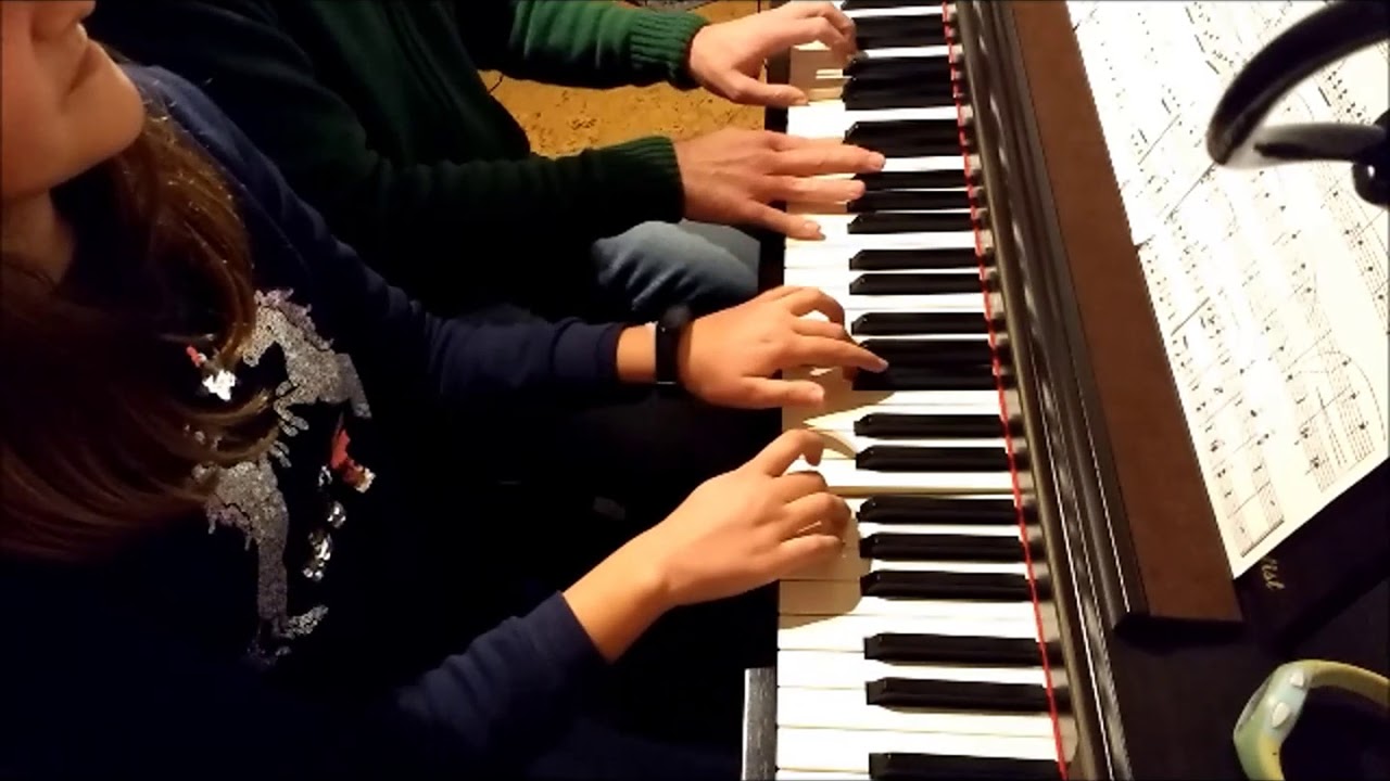 Little Rhapsody on hungarian themes (4 hands piano)