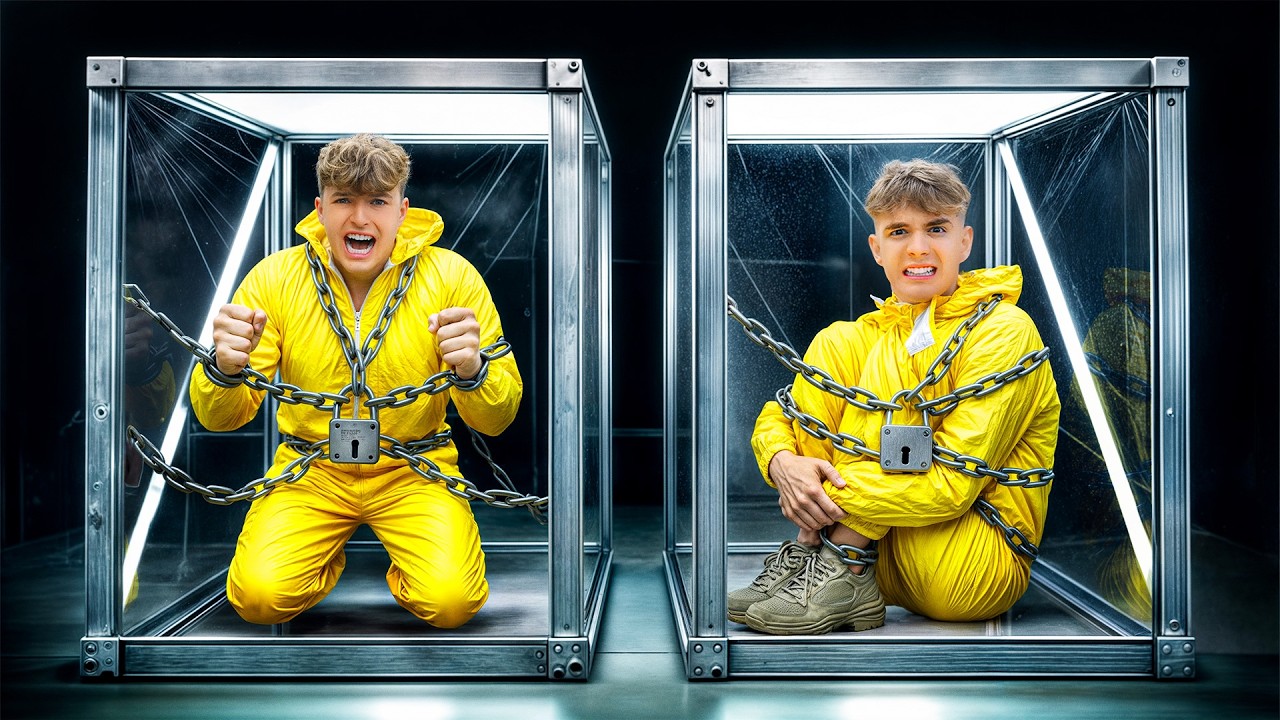 24h EINGESPERRT in 1 m&sup3; Box!😳