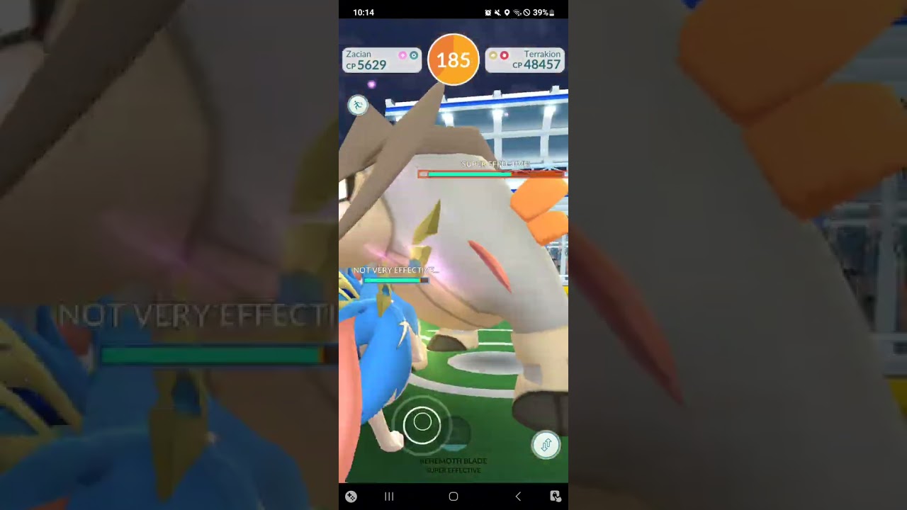 Terrakion Solo In Snow (Zacian Adventure Effect, 19 Seconds Left)