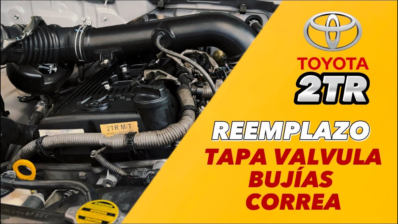 TOYOTA FORTUNER 2.7, ЗАМЕНА ПРОКЛАДКИ КРЫШКИ КЛАПАНОВ, РЕМНЯ, СВЕЧЕЙ ЗАЖИГАНИЯ | ДВИГАТЕЛЬ 2TR
